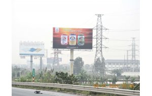 Công ty Song Thành Công hoàn thành QC Bia Camel tại cao tốc Pháp Vân - Hà Nội