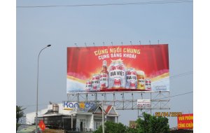 Công ty Song Thành Công hoàn thành QC Bia Việt tại QL 1A Phan Thiết