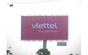 Công ty Song Thành Công hoàn thành bảng QC Viettel tại Ninh Bình