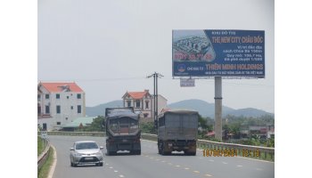 Công ty Song Thành Công hoàn thành QC BĐS Thiên Minh tại Quốc lộ 18 - Phả Lại, Bắc Ninh