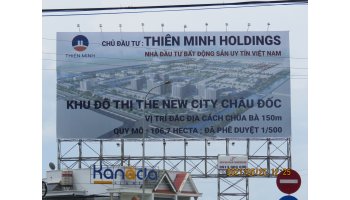 Công ty Song Thành Công hoàn thành QC BĐS Thiên Minh tại Quốc lộ 1A - Phan Thiết, Bình Thuận 