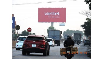 Công ty Song Thành Công hoàn thành QC Viettel tại Quốc lộ 1A - tỉnh Ninh Bình