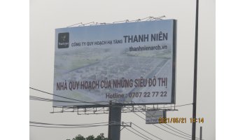 Công ty Song Thành Công hoàn thành QC BĐS Thiên Minh tại Quốc lộ 51 - KCN Long Thành, Đồng Nai 