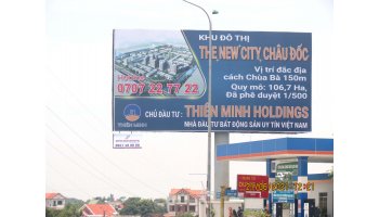 Công ty Song Thành Công hoàn thành QC BDS Thiên Minh tại Quốc lộ 2 - Phú Thọ